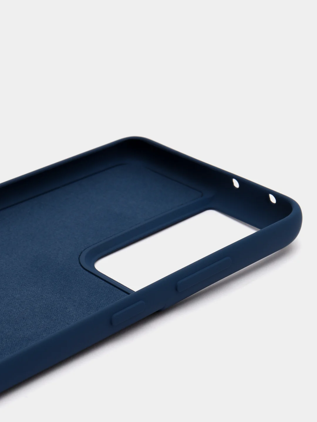 Темно-синий чехол силиконовый для Samsung Galaxy S21 Ultra, Самсунг Галакси С21 Ультра, Silicone Cover