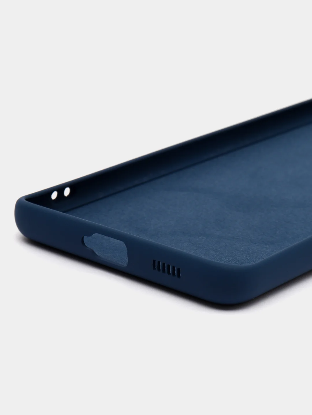 Темно-синий чехол силиконовый для Samsung Galaxy S21 Ultra, Самсунг Галакси С21 Ультра, Silicone Cover