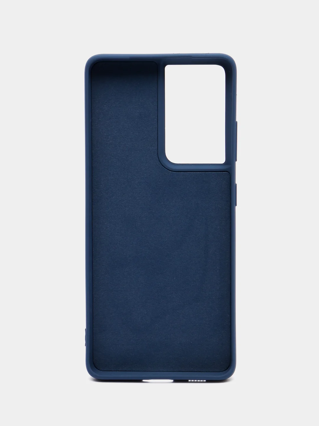 Темно-синий чехол силиконовый для Samsung Galaxy S21 Ultra, Самсунг Галакси С21 Ультра, Silicone Cover
