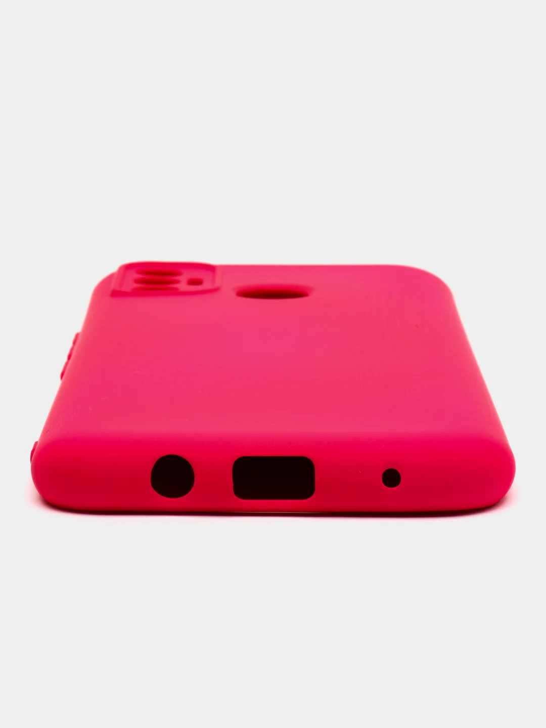 Фуксия чехол силиконовый Silicone Cover для Tecno Spark 7 (Техно Спарк 7)