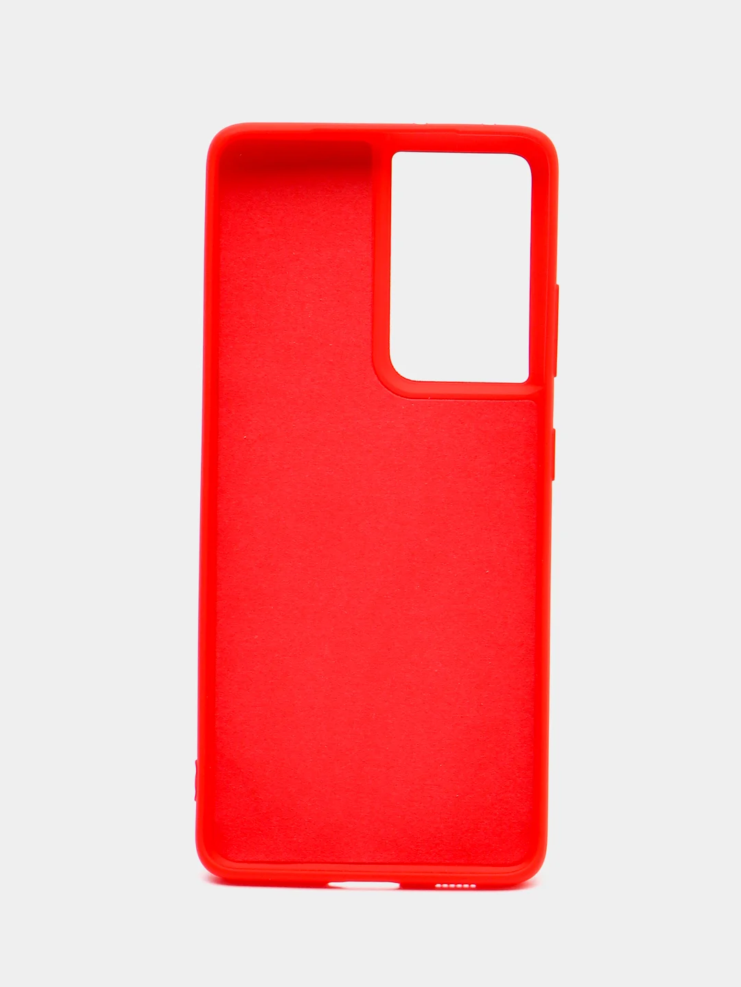 Красный чехол силиконовый для Samsung Galaxy S21 Ultra, Самсунг Галакси С21 Ультра, Silicone Cover