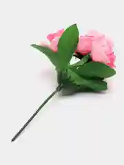 Бордовый искусственные цветы. Роза (букет). Композиция. Высота: 240 мм