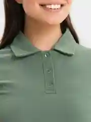 Зелёный хаки платье поло футболка