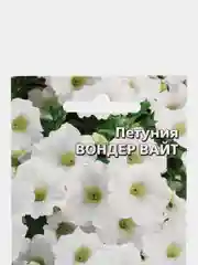 Семена цветов Петуния "Вондер вайт"