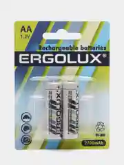 Аккумуляторы АА Ergolux, пальчиковые аккумуляторные батарейки