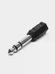 Аудио переходник гнездо 3.5 мм - штекер 6.3 мм (Mini Jack - Jack)