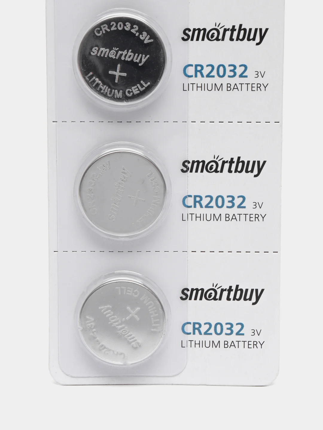 Батарейки Smartbuy CR2032, 5 шт, литиевые 3V