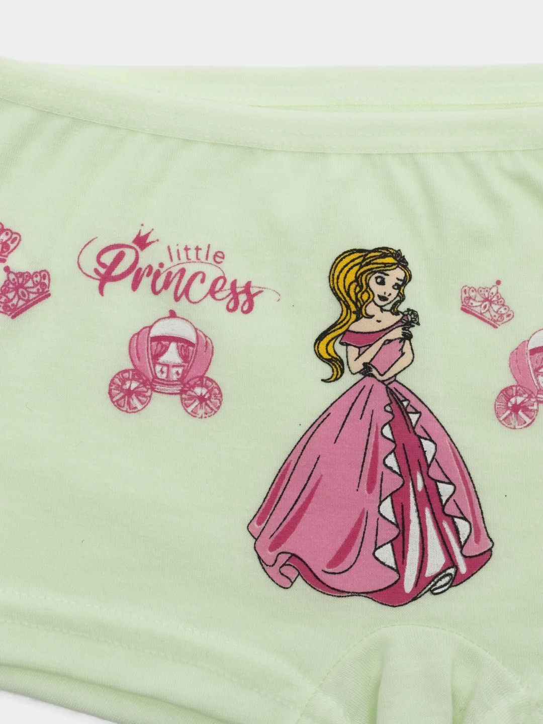 Зеленый трусы детские  Princess для девочек от 2 до 8 лет. Детские трусы