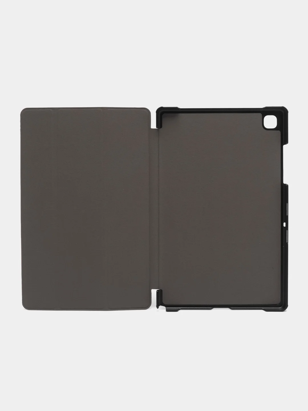 Серый чехол-книжка для планшета Samsung Galaxy Tab A7 10.4 КАРТОФАН экокожа с функцией подставки
