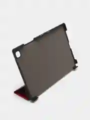 Красный чехол-книжка для планшета Samsung Galaxy Tab A7 10.4 КАРТОФАН экокожа с функцией подставки