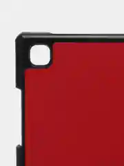 Красный чехол-книжка для планшета Samsung Galaxy Tab A7 10.4 КАРТОФАН экокожа с функцией подставки