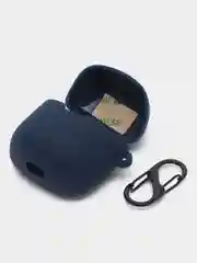 Синий чехол на JBL Tune 220 TWS/225 TWS для беспроводных наушников КАРТОФАН, силиконовый матовый