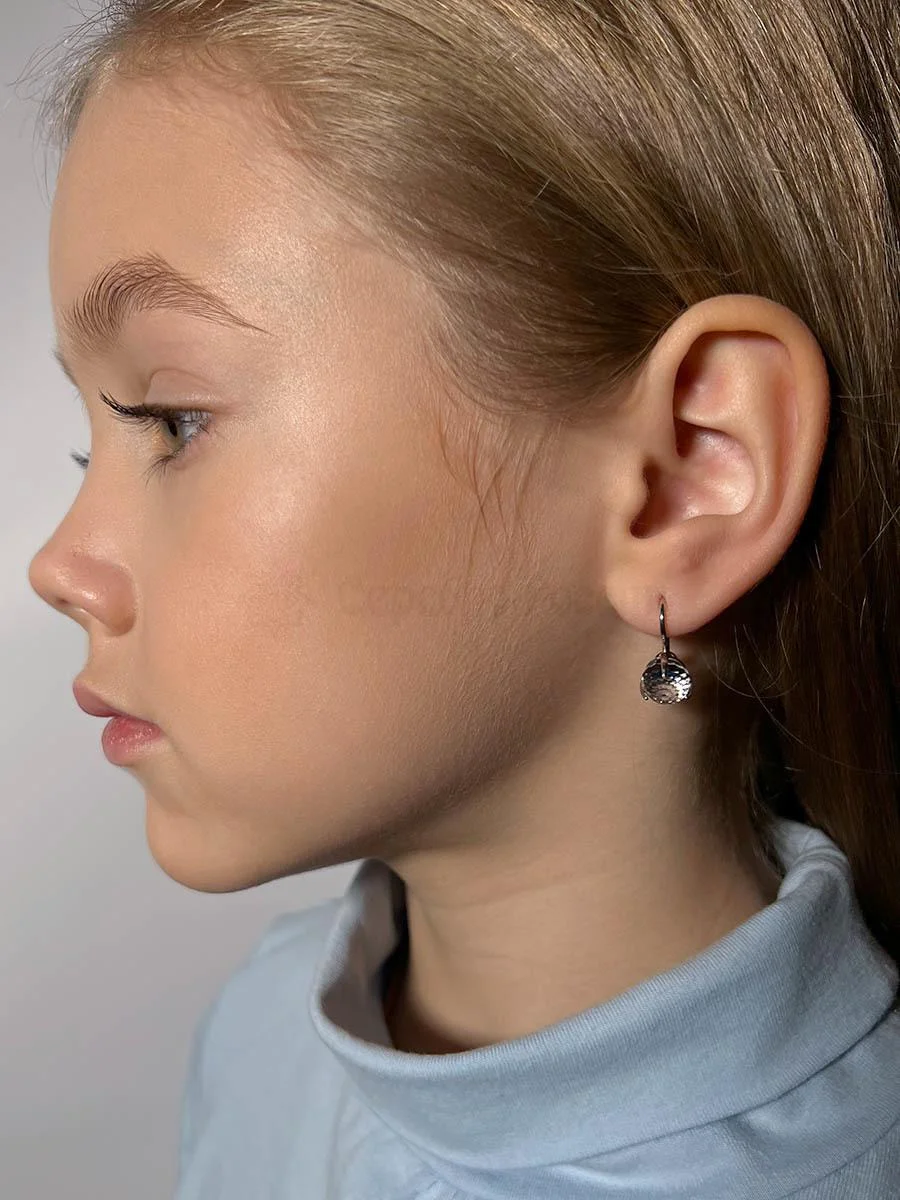 Серьги из серебра с кристаллами Swarovski