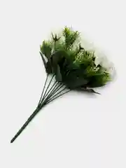 Багровый искусственные цветы. Розы ( букет ) Композиция. Высота: 34 см Букет из 9 веток