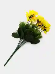 Вишнёвый искусственные цветы. Розы ( букет ) Композиция. Высота: 34 см Букет из 9 веток