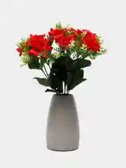 Бежевый искусственные цветы. Розы ( букет ) Композиция. Высота: 34 см Букет из 9 веток