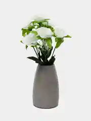 Белый искусственные цветы. Розы ( букет ) Композиция. Высота: 31 см