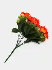 Бежевый меланж искусственные цветы. Розы ( букет ) Композиция. Высота: 34 см Букет из 9 веток