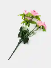 Аметистовый искусственные цветы. Розы ( букет ) Композиция. Высота: 31 см
