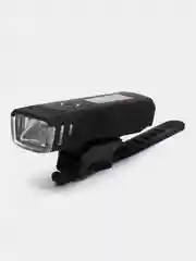 Черный фонарь светодиодный для велосипеда USB, велосипедный фонарь с аккумулятором