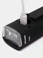 Черный фонарь светодиодный для велосипеда USB, велосипедный фонарь с аккумулятором
