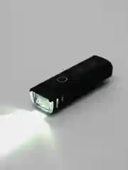 Черный фонарь светодиодный для велосипеда USB, велосипедный фонарь с аккумулятором