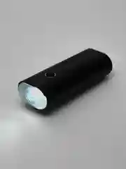 Черный фонарь светодиодный для велосипеда USB, велосипедный фонарь с аккумулятором