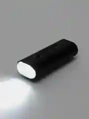 Черный фонарь светодиодный для велосипеда, USB, с аккумулятором