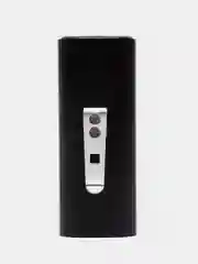 Черный фонарь светодиодный для велосипеда, USB, с аккумулятором