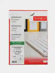 Этикетка самоклеящаяся TANEX, белая, 48,5 х 25,4 мм, 70г/м2, 44 этикетки, 50 листов