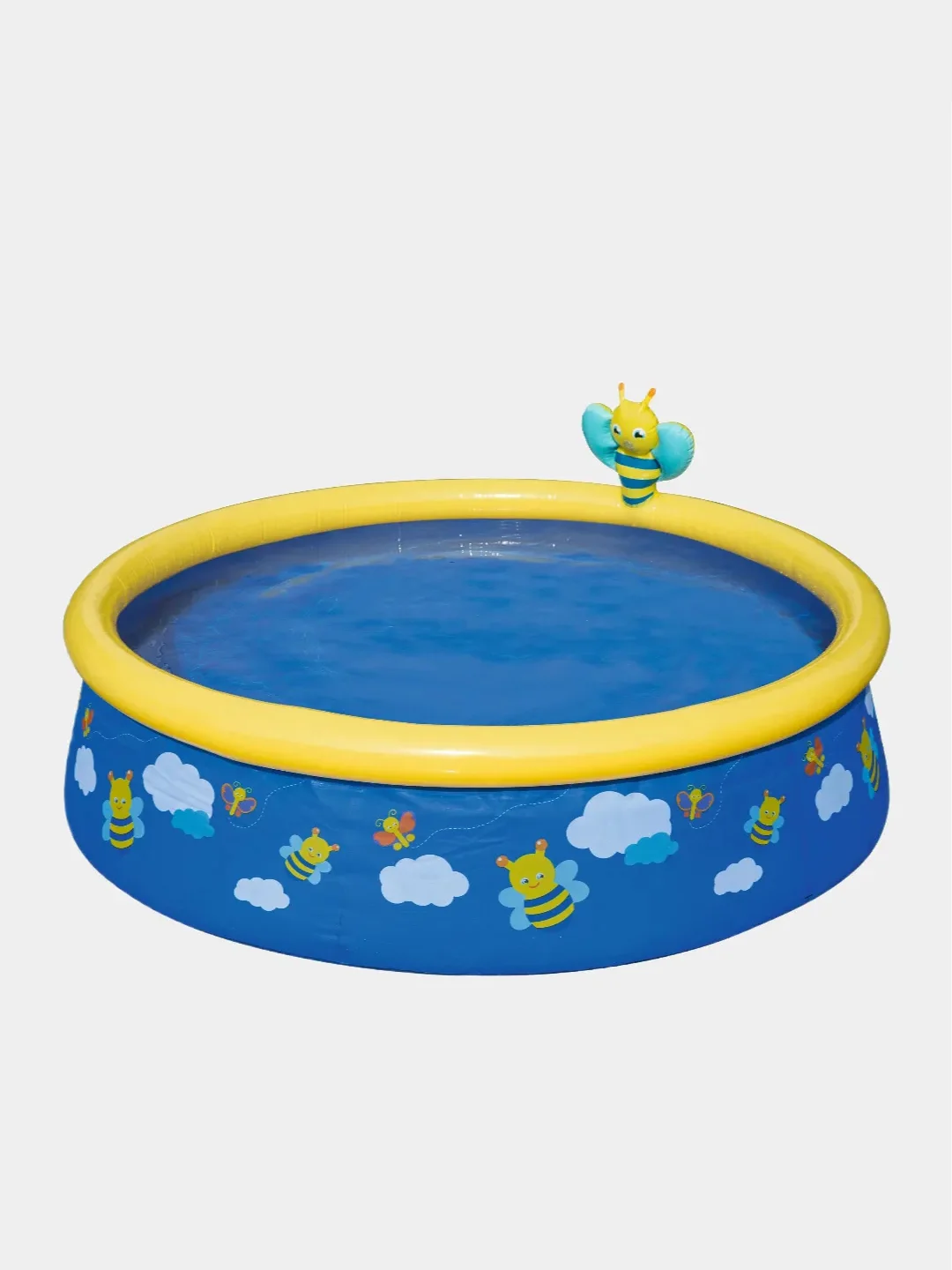 Синий бассейн детский Bestway My First Pool, с разбрызгивателем, 152 х 38 см, 477 л