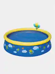 Синий бассейн детский Bestway My First Pool, с разбрызгивателем, 152 х 38 см, 477 л