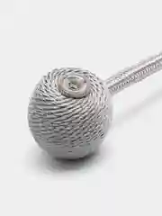 Серый подхват для штор, магнитный, 2 штуки