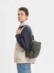 Зелёный хаки рюкзак через плечо