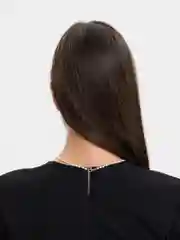 Серебряный чокер с жемчугом на шею
