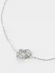 Серебряный цепочка на шею Hello Kitty (Хеллоу Китти), 45 см