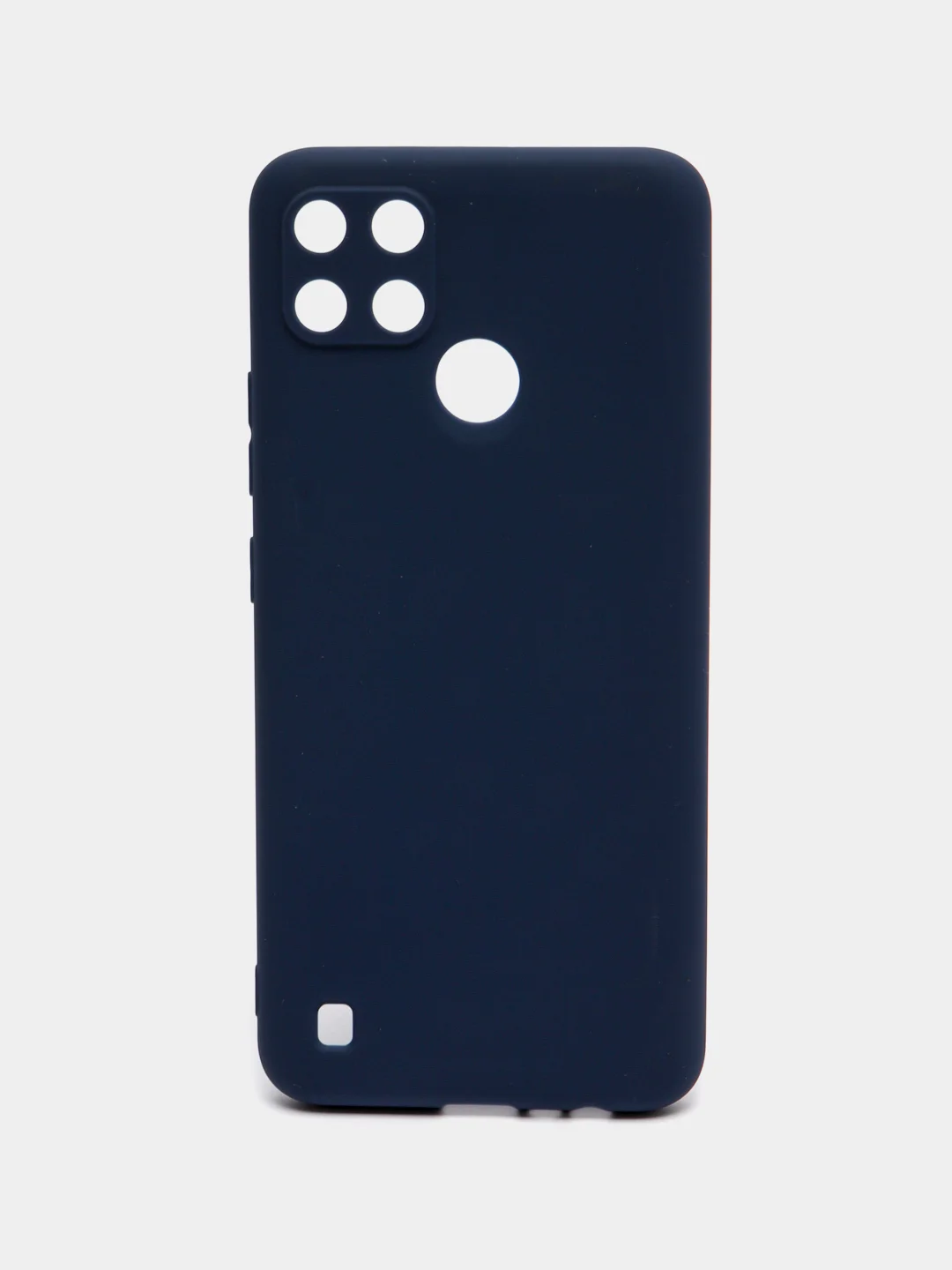 Синий чехол Realme C21Y, Realme C25Y Реалми С21У / С25У силиконовый цветной матовый, прозрачный