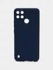 Синий чехол Realme C21Y, Realme C25Y Реалми С21У / С25У силиконовый цветной матовый, прозрачный