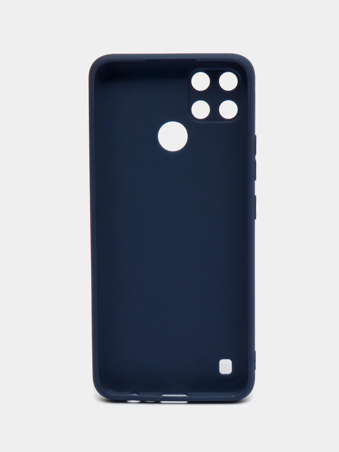 Синий чехол Realme C21Y, Realme C25Y Реалми С21У / С25У силиконовый цветной матовый, прозрачный