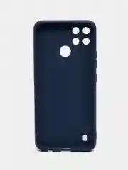 Синий чехол Realme C21Y, Realme C25Y Реалми С21У / С25У силиконовый цветной матовый, прозрачный