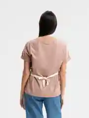 Белый фартук кухонный, льняной