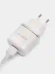 Белый сетевое зарядное устройство Borofone BA36A, USB - Type-C, 1 м, быстрая зарядка