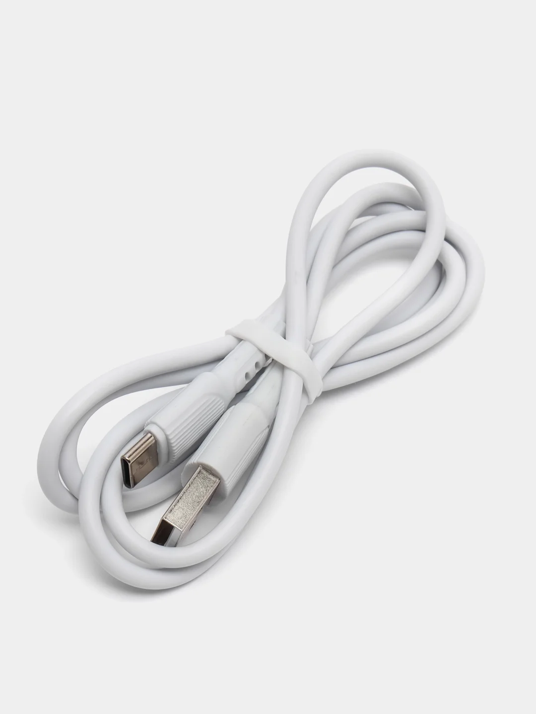 Белый сетевое зарядное устройство Borofone BA36A, USB - Type-C, 1 м, быстрая зарядка