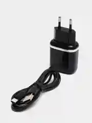 Черный сетевое зарядное устройство Borofone BA36A, USB - Type-C, 1 м, быстрая зарядка