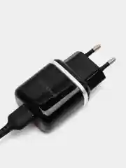 Черный сетевое зарядное устройство Borofone BA36A, USB - Type-C, 1 м, быстрая зарядка