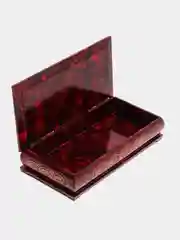 Багровый шкатулка-купюрница для хранения ювелирных украшений