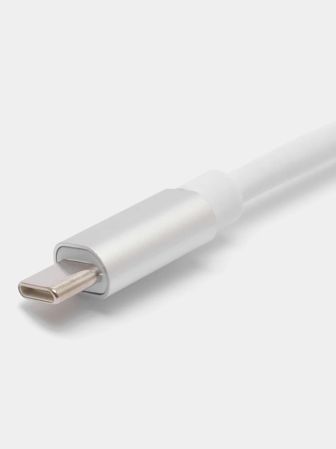 Серебряный адаптер переходник,  Концентратор, HUB для Macbook, Type-c to USB, Type-c to HDMI