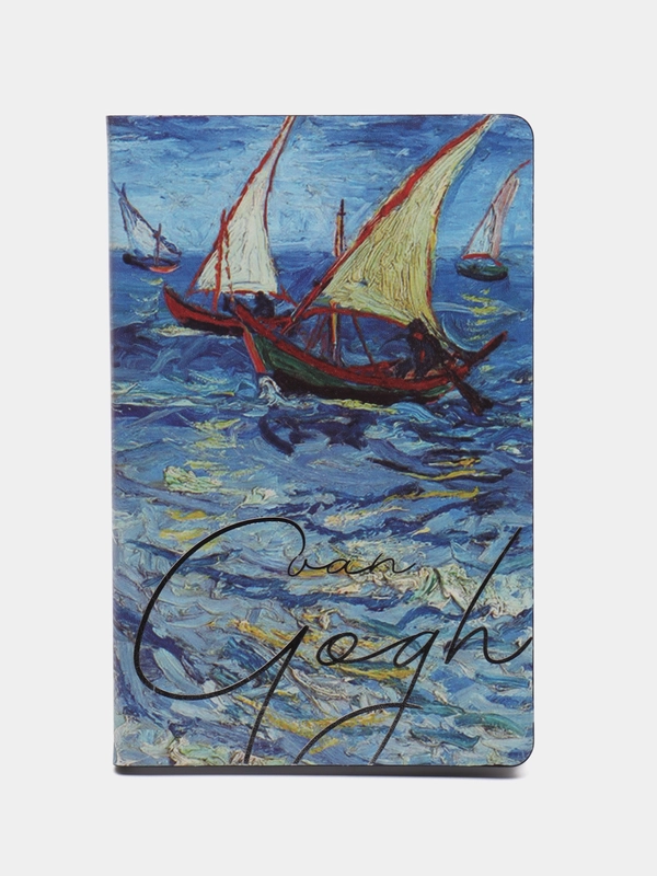 Ежедневник недатированный BRAUBERG VISTA Van Gogh, А5, гибкий, 138 х 213 мм, 136 листов