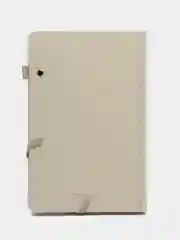 Ежедневник недатированный BRAUBERG Finest, А5, резинка, 138 x 213 мм, 136 л, бежевый