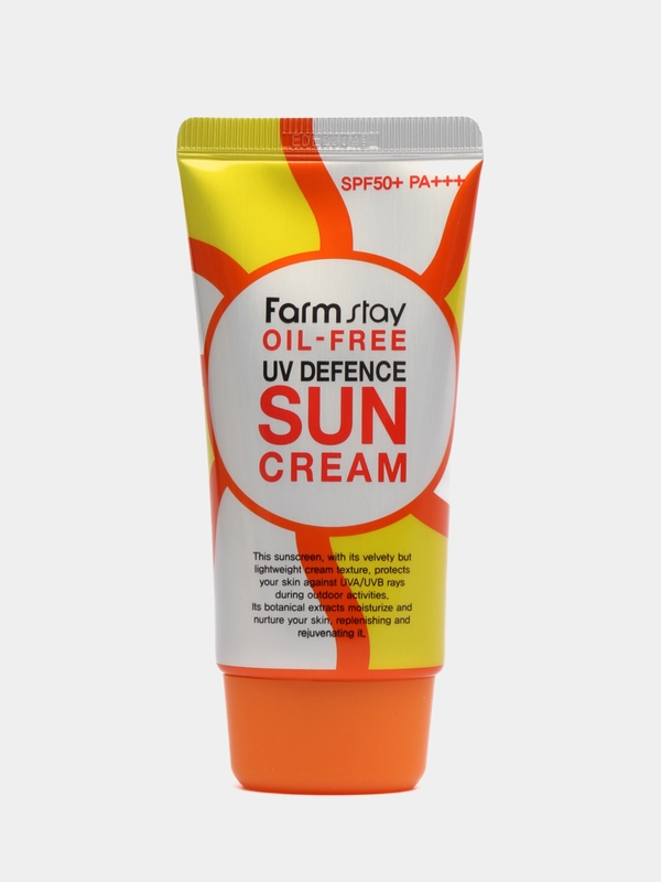 Солнцезащитный крем для лица Farm Stay Oil-Free, без масел, SPF+50